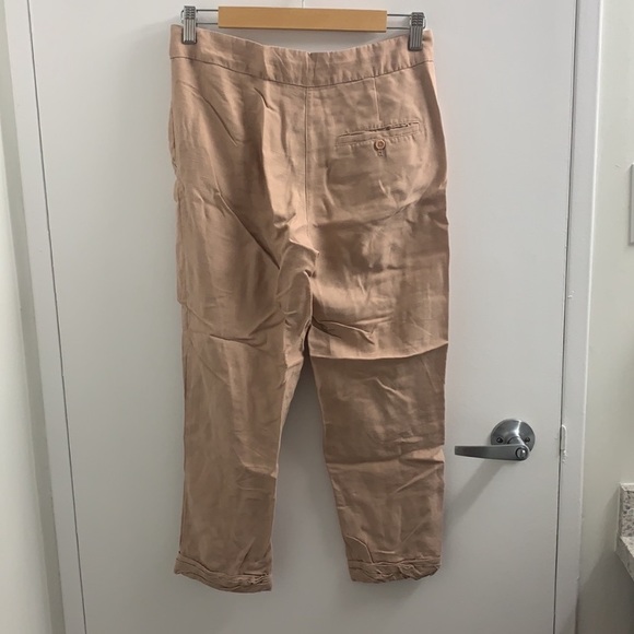 Wilfred beautiful linen blend crop in size 0-blush colour Perfect condition - Picture 3 of 7